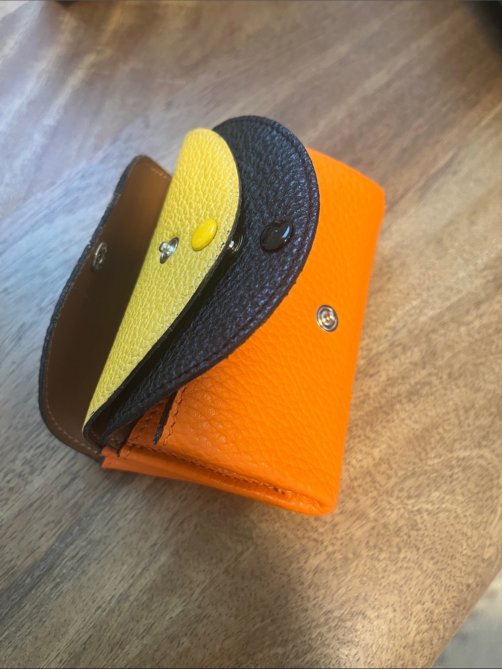 Scuola del Cuoio Firenze leather wallet - Picture 6 of 12